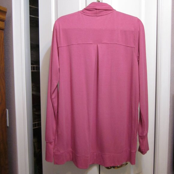 Tek Gear Berry Pink Knit Cardigan Sz L - Picture 6 of 8
